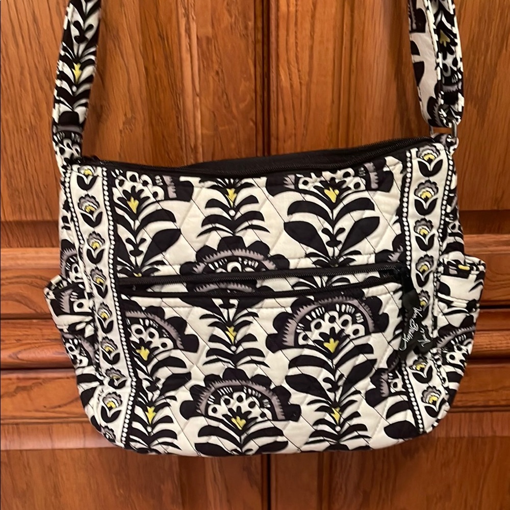 Vera Bradley Black and White Floral Bag